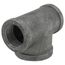 1" x 1" x 1-1/4" Black Tee, Class 150