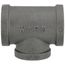 1-1/2" x 1-1/2" x 1-1/4" Black Tee, Class 150