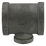 1-1/2" x 1-1/2" x 3/4" Black Tee, Class 150