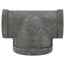 1" x 1" x 1-1/2" Black Tee, Class 150