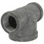 1" x 1" x 1-1/2" Black Tee, Class 150