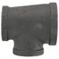 2" x 1-1/2" x 1-1/4" Black Tee, Class 150