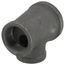 2" x 1-1/2" x 1-1/4" Black Tee, Class 150