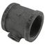 2-1/2" x 2-1/2" x 3/4" Black Tee, Class 150