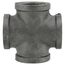 1-1/4" Black Cross, Class 150
