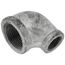 1" x 1/2" Galv 90° Elbow, Class 150