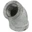 1/2" Galv 45° Elbow, Class 150