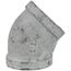 1-1/4" Galv 45° Elbow, Class 150