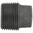 3/4" Black Regular Cored Plug, Class 150