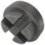 4" Black Regular Cored Plug (Bar Head), Class 150