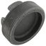 4" Black Regular Cored Plug (Bar Head), Class 150