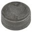 1-1/4" Black Countersunk Plug, Class 150