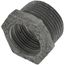 1" x 3/4" Black Hexagon Bushing, Class 150