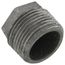 1" x 1/4" Black Hexagon Bushing, Class 150