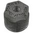 1" x 1/8" Black Hexagon Bushing, Class 150