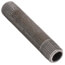 1/8" x 2" Black Nipple