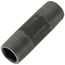 3/8" x 2" Schedule 40 Black Nipple