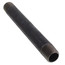 1/2" x 6-1/2" Black Nipple