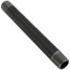 1/2" x 7" Schedule 40 Black Nipple