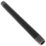 1/2" x 9" Schedule 40 Black Nipple