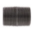 3/4" x Close Schedule 40 Black Nipple