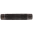 1" x 6-1/2" Black Nipple