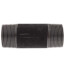 1-1/4" x 4" Black Nipple
