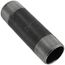 1-1/4" x 5" Black Nipple