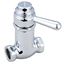 1/2" Inline  Lever Handle Self-Close Straight Stop