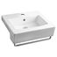 Boxe Semi-Countertop Sink w/ Center Hole Only (White)