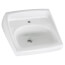 Lucerne Wall-Hung Sink for Exposed Bracket Support With Center Hole Only (White)