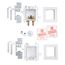 MODA 2-Valve + Standard Drain Copper (Male) Fire-Rated Washing Machine Supply Box, 37350