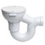 2" PVC Floor Drain with P-Trap and Cleanout, 42724