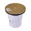 3" or 4" PVC General Purpose Cleanout with 6" BR Cover, 74127