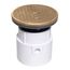 4" PVC Pipe Base General Purpose Cleanout w/ 6" BR Cover, 74128