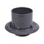 6" PVC Adj. Commercial Cleanout w/ 6" BR Cover & Round Ring, 74136