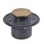 6" PVC Adj. Commercial Cleanout w/ 6" BR Cover & Round Ring, 74136