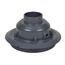 3" or 4" ABS Roof Drain with Cast Iron Dome and Dam Collar, 88043