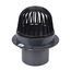 6" PVC Roof Drain with Cast Iron Dome and Dam Collar, 78046
