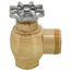 H730A Rough Brass Stop ASM 1" Adj. w/ CONC WH,
