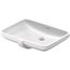 No.1 Undermount Sink 21-5/8"" (white) High Gloss, Number Of Faucet Holes: 0