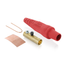 16 Series Taper Nose Cam-Type Female Plug, Contact & Insulator, Detachable, #2, 2/0 AWG, 300A Max, Type 3R When Mated (Red)