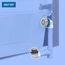 True Blue PVC Bath Waste Half Kit w/ Touch Toe Stopper & Test Kit (Chrome)