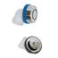True Blue PVC Bath Waste Half Kit w/ Uni-Lift Stopper & Test Kit (Chrome)