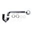 1-1/2" x 12" Semi-Cast P-Trap w/ Cleanout 17 Ga. w/ Deep Flange & Brass Nuts, Chrome, 510-1