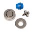 True Blue Bath Waste Trim Kit w/ Push n' Pull Stopper in Brushed Nickel