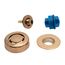 True Blue Bath Waste Trim Kit w/ Push n' Pull Stopper (Champagne Bronze)