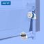 True Blue PVC Bath Waste Half Kit w/ Uni-Lift Stopper, Test Kit & Finished Drain Spud (White)