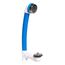 True Blue 16" FLEX PVC Bath Waste Full Kit w/ Uni-Lift Stopper (Brushed Nickel)
