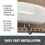 1-1/2" ABS Freestanding One-Piece Tub Drain